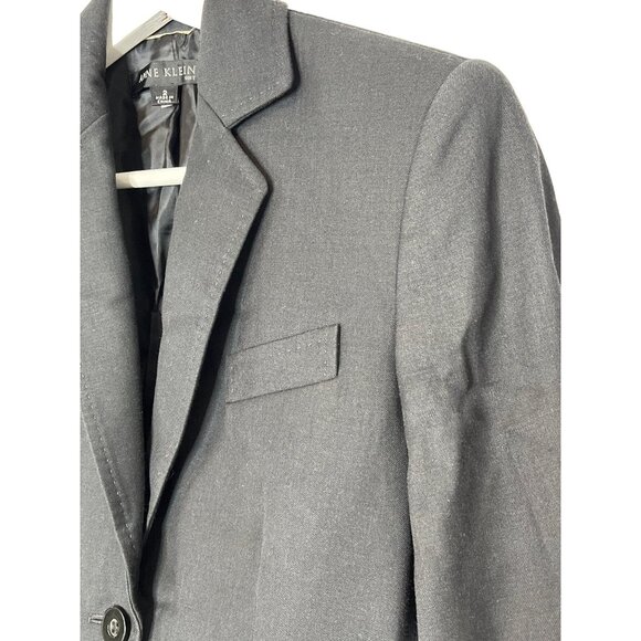 Anne Klein Gray Tailored Blazer Size 2 - Picture 8 of 12